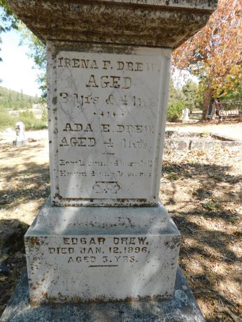 [Picture of Drew children grave 1]